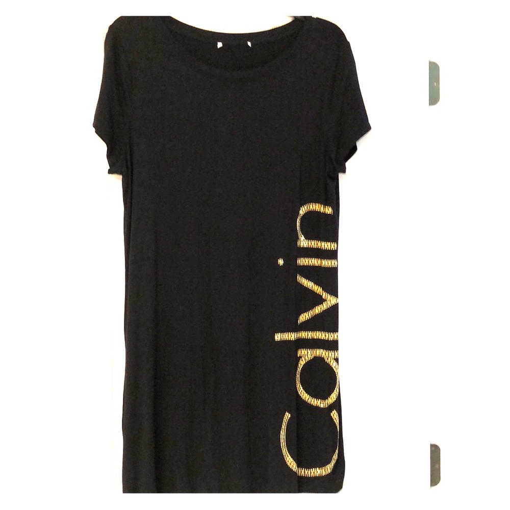 T-shirt dress Calvin Klein black size L
